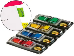 3M MMM BANDERITAS POST-IT 12X43,1 4COL.FLECH 684-ARR3 MAK029717