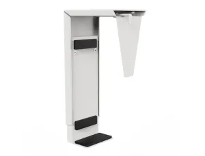SOPORTE PARA CPU FELLOWES PARA USO DEBAJO MESA COLOR BLANCO