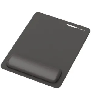 ALFOMBRILLA RATON FELLOWES CON REPOSAMUÑECAS BREYTA XL NEGRO