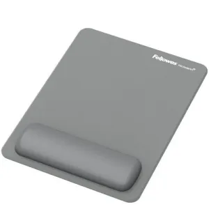 ALFOMBRILLA RATON FELLOWES CON REPOSAMUÑECAS BREYTA XL GRIS