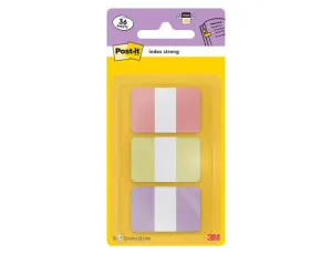 BANDERITAS SEPARADORAS RIGIDAS DISPENSADOR POST-IT INDEX STRONG 686-3 SUN 25,4X38.1 MM PACK DE 36