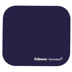 FELLOWES ALFOMBRILLA PARA RATON CON MICROBAN - PROTECCION ANTIBACTERIANA - BASE DE GOMA - 23.2X19.9CM - COLOR AZUL