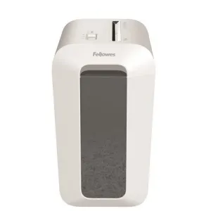 FELLOWES LX65 DESTRUCTORA DE PAPEL MANUAL CORTE EN PARTICULAS P-4 - DESTRUYE HASTA 10 HOJAS - PAPELERA DE 22L - COLOR BLANCO