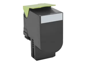 LEXMARK CX410/CX510 NEGRO CARTUCHO DE TONER ORIGINAL - 80C2HK0/80C2HKE/802HK