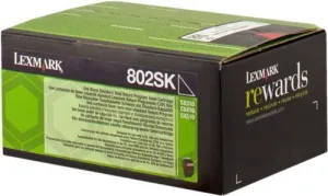 LEXMARK CX310/CX410/CX510 NEGRO CARTUCHO DE TONER ORIGINAL - 80C2SK0/80C2SKE/802SK
