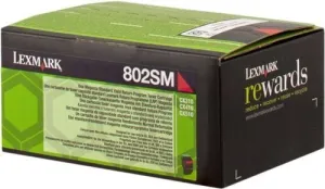 LEXMARK CX310/CX410/CX510 MAGENTA CARTUCHO DE TONER ORIGINAL - 80C2SM0/80C2SME/802SM