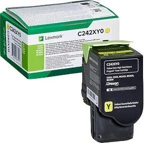 LEXMARK C2425/C2535/MC2425/MC2535/MC2640 AMARILLO CARTUCHO DE TONER ORIGINAL - C242XY0
