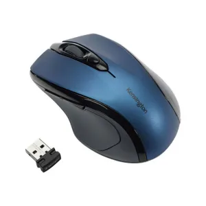 KENSINGTON PRO FIT RATON INALAMBRICO 2,4GHZ 1600DPI - SENSOR OPTICO 1750PPP - 5 BOTONES - USO DIESTRO - TAMAÃ±O MEDIANO ERGONOMICO - COLOR AZUL/NEGRO