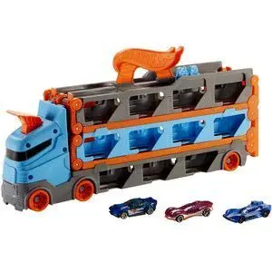 HOT WHEELS CAMION DEL TRANSPORTE CONVERTIBLE