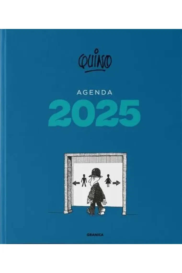 Quino 2025 Agenda Encuadernada Azul