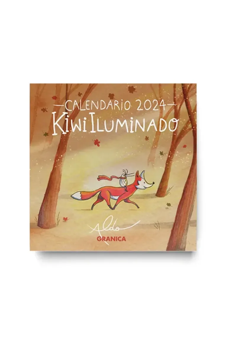 Kiwi iluminado 2024, Calendario de Pared
