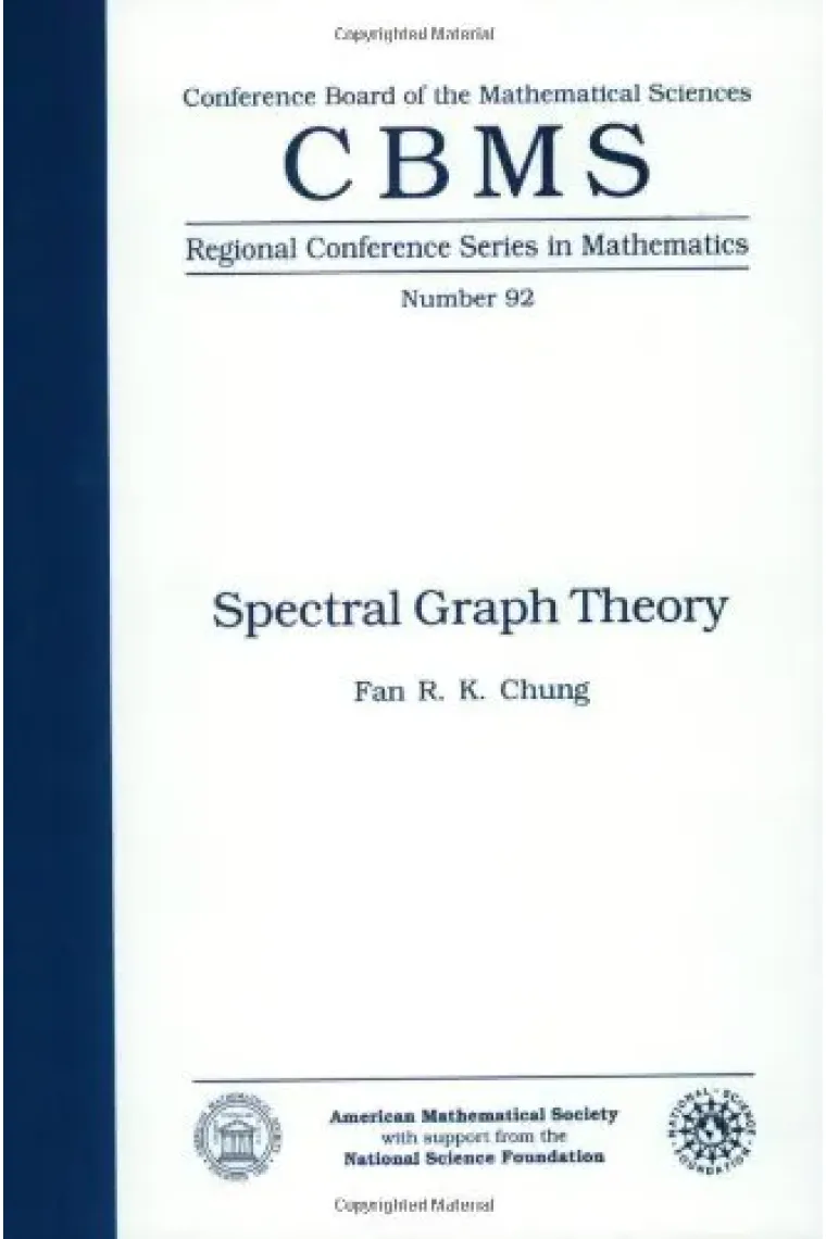 Spectral Graph Theory (CBMS Regional Conference Series in Mathematics, No. 92) (Inglés)
