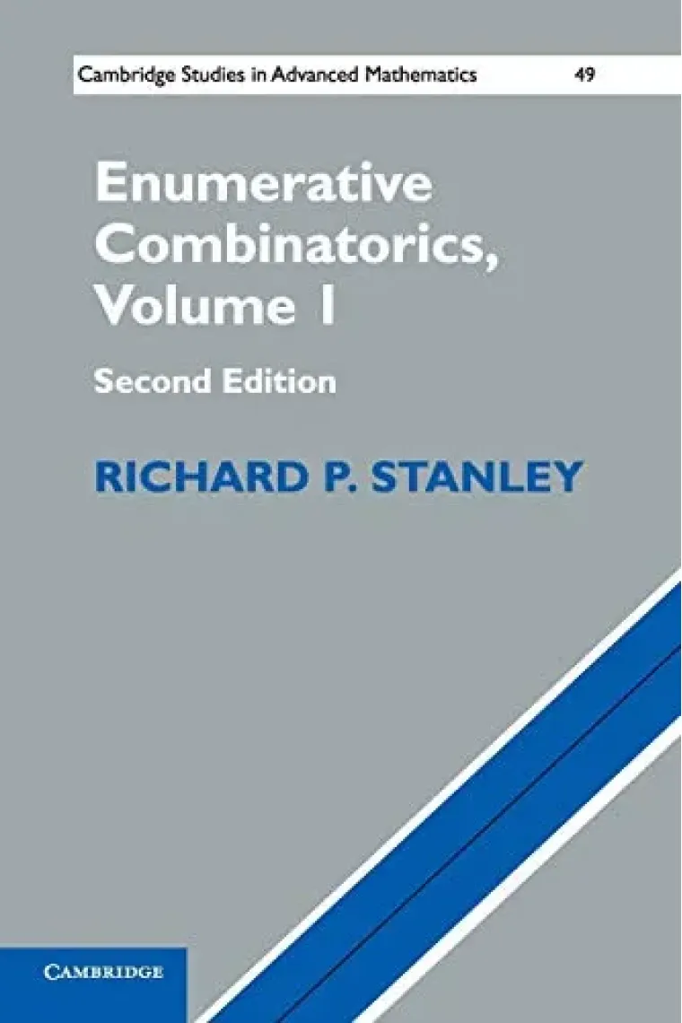 Enumerative Combinatorics: Volume 1 (Cambridge Studies in Advanced Mathematics, Series Number 49) (Inglés)