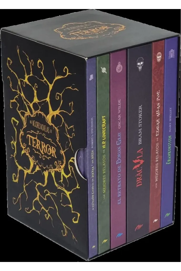ESTUCHE PACK COLECCION MEJORES NOVELAS TERROR
