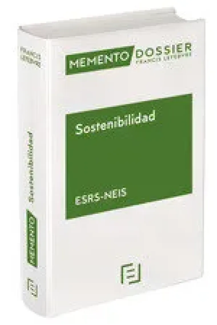 Memento Dossier Sostenibilidad. ESRS-NEIS