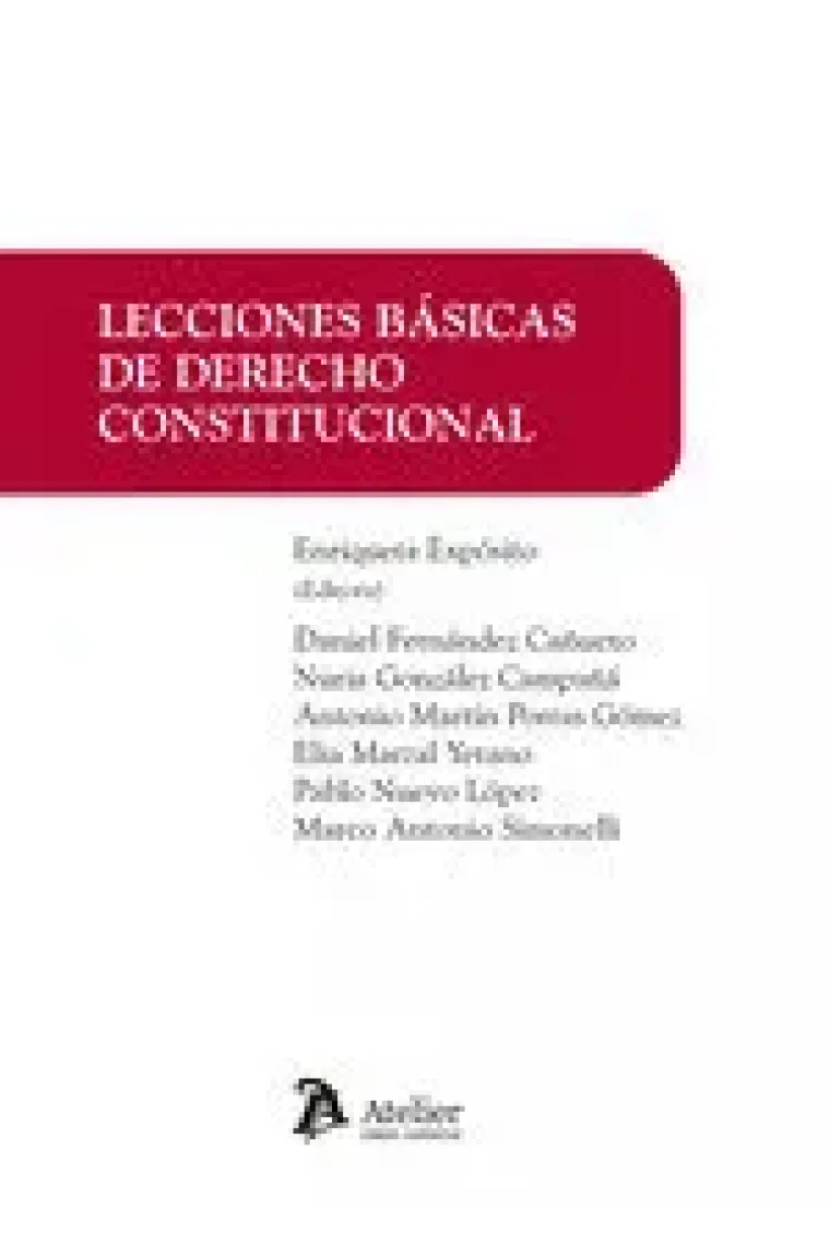Lecciones basicas de derecho constitucional