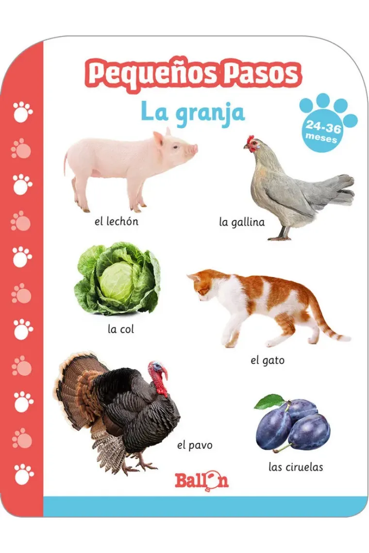 PEQUEÑOS PASOS - LA GRANJA 24-36 MESES