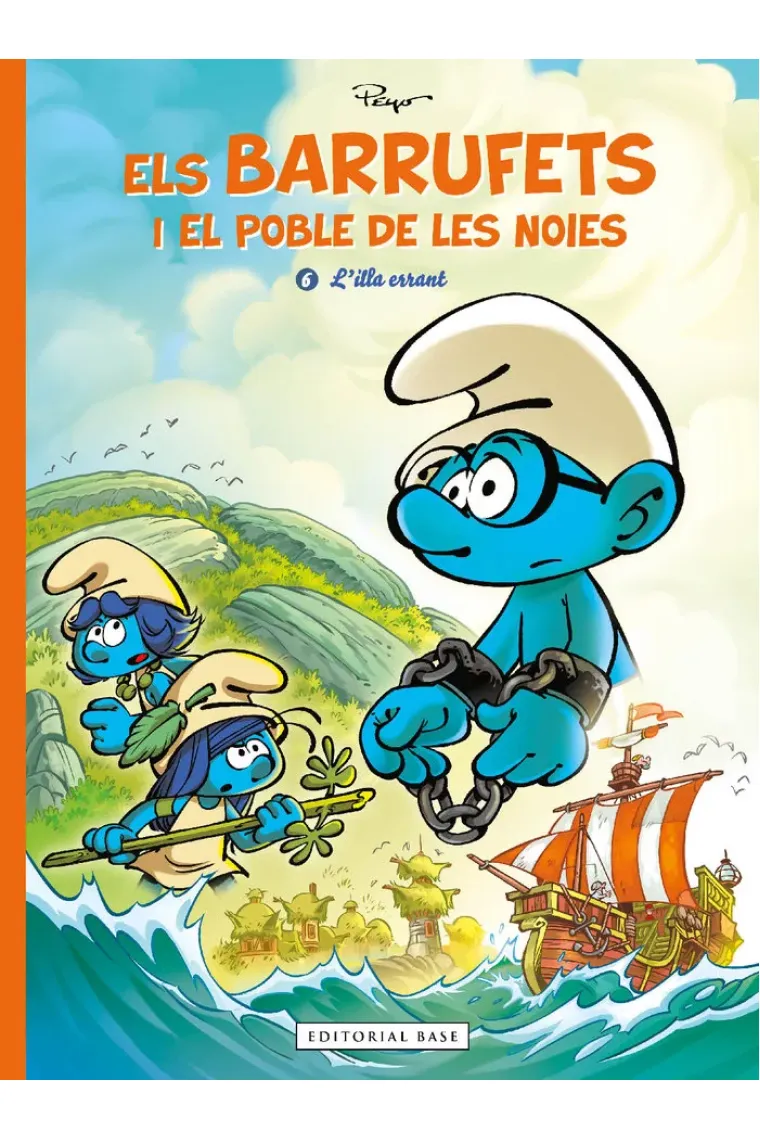 Els Barrufets i el poble de les noies, 6. L’illa errant (Catalán)