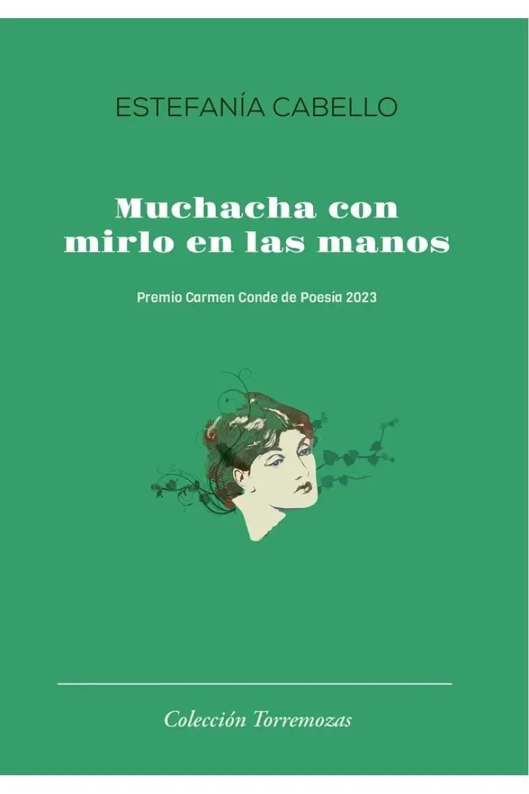 MUCHACHA CON MIRLO EN LAS MANOS