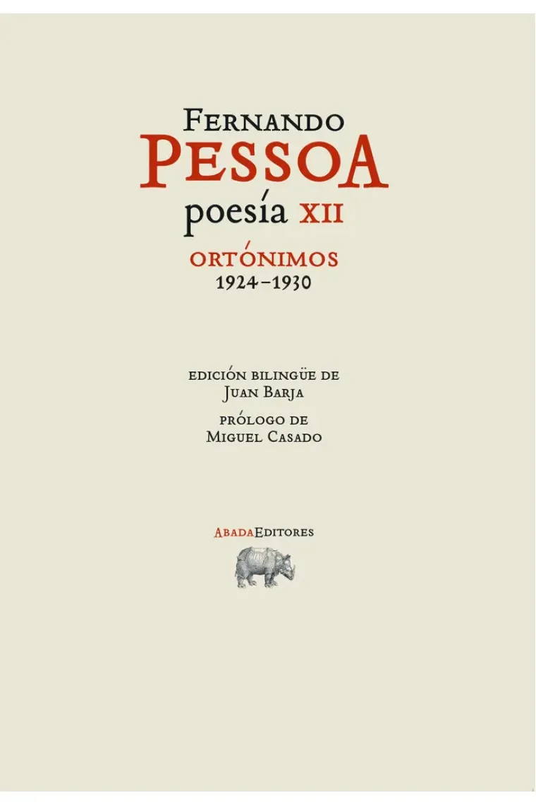 POESIA XII ORTONIMOS 1924 1930