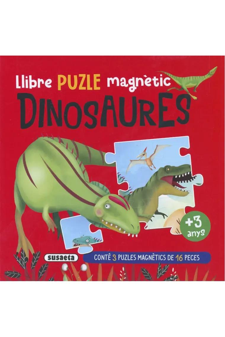 LLIBRE PUZLE MAGNETIC DINOSAURES