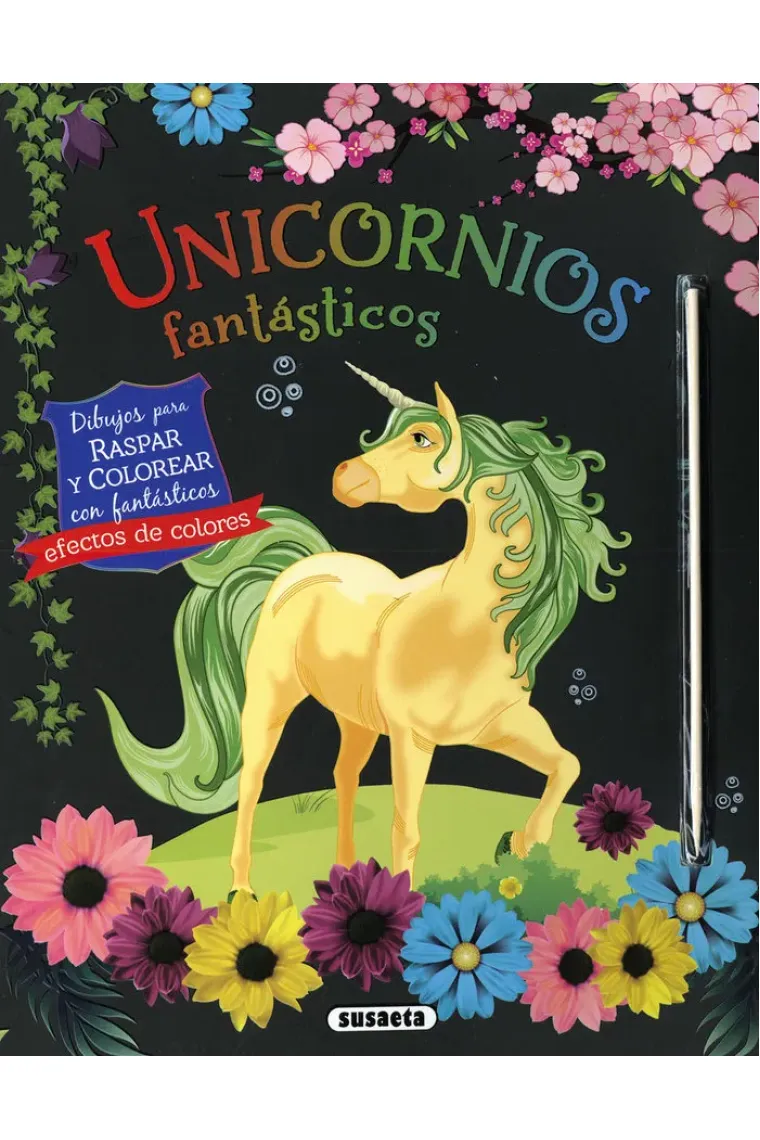 UNICORNIOS FANTASTICOS PARA RASPAR Y COLOREAR