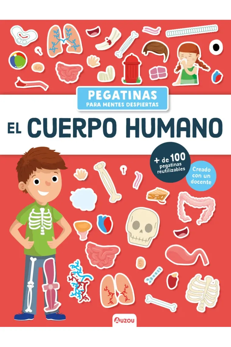 Pegatinas para mentes despiertas. El cuerpo humano