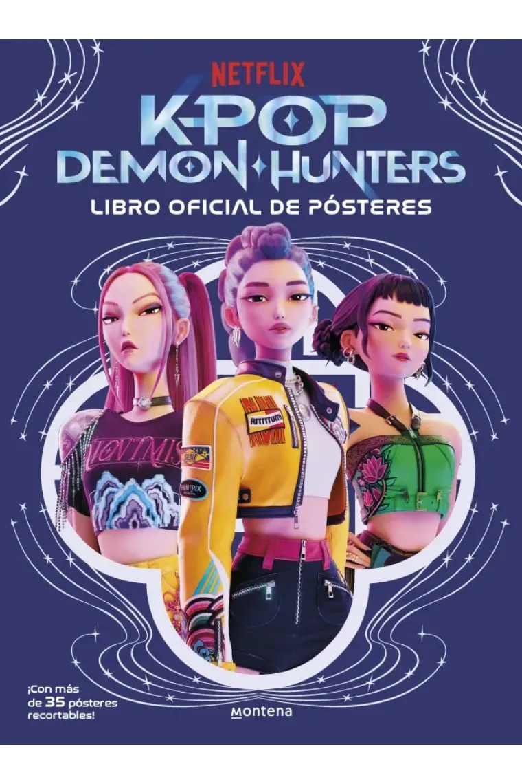 K-POP DEMON HUNTERS LIBRO OFICIAL DE POSTERS