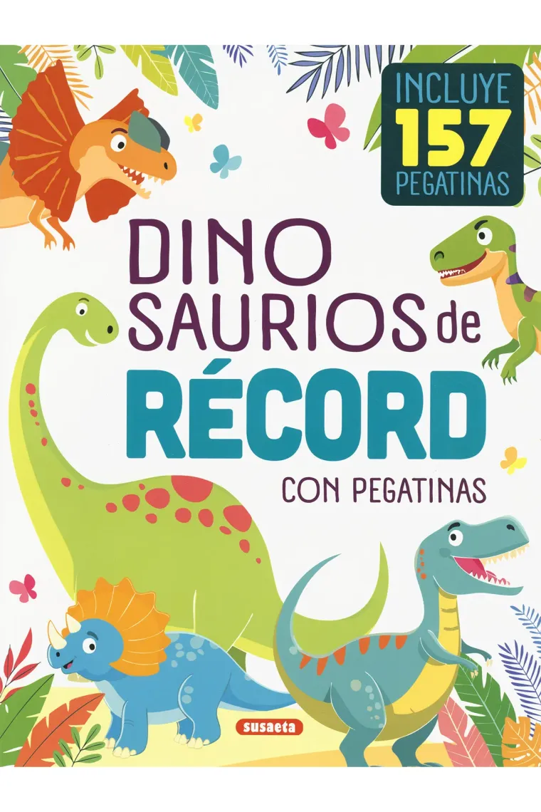 DINOSAURIOS DE RECORD CON PEGATINAS