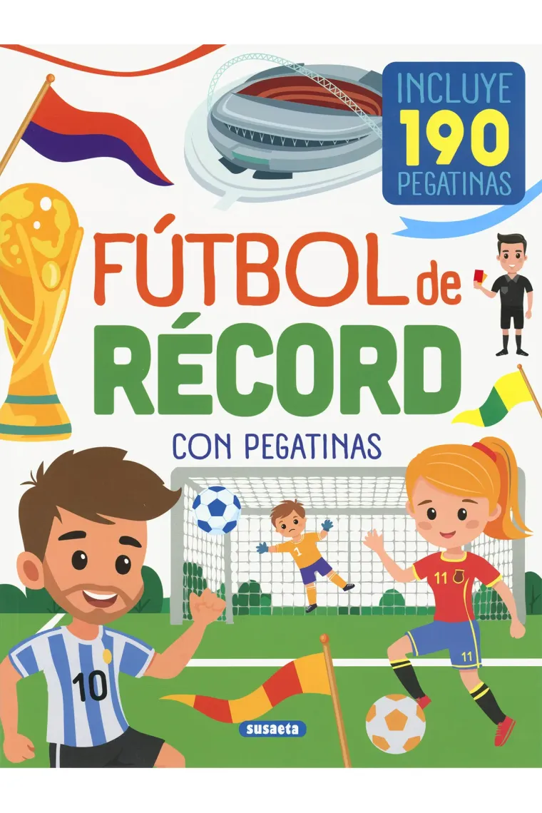 FUTBOL DE RECORD CON PEGATINAS