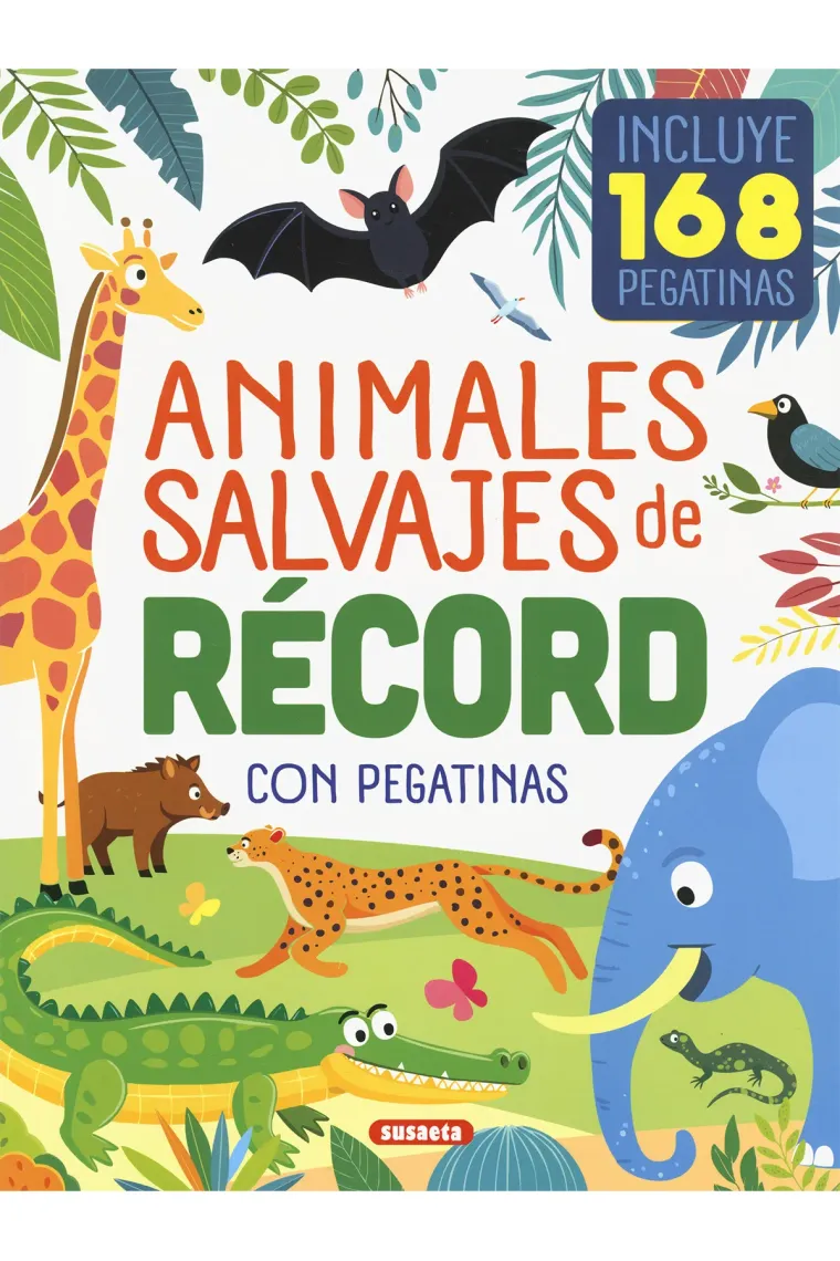 ANIMALES SALVAJES DE RECORD CON PEGATINAS