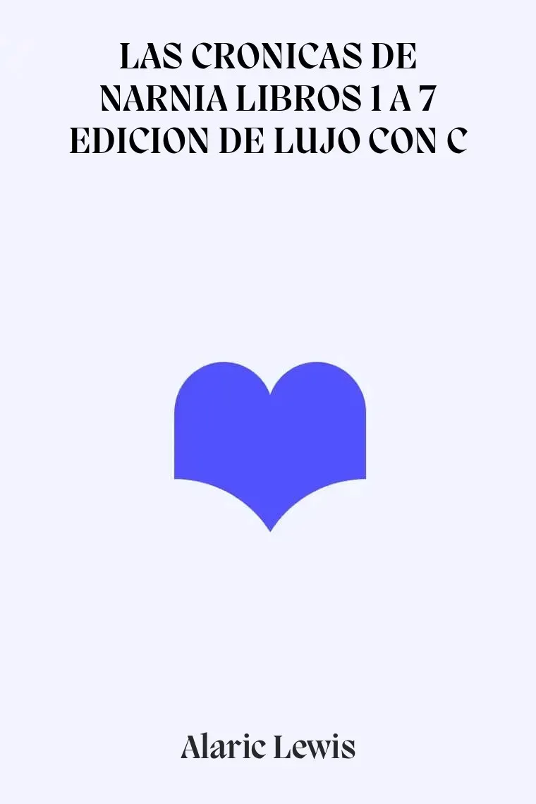 LAS CRONICAS DE NARNIA LIBROS 1 A 7 EDICION DE LUJO CON C