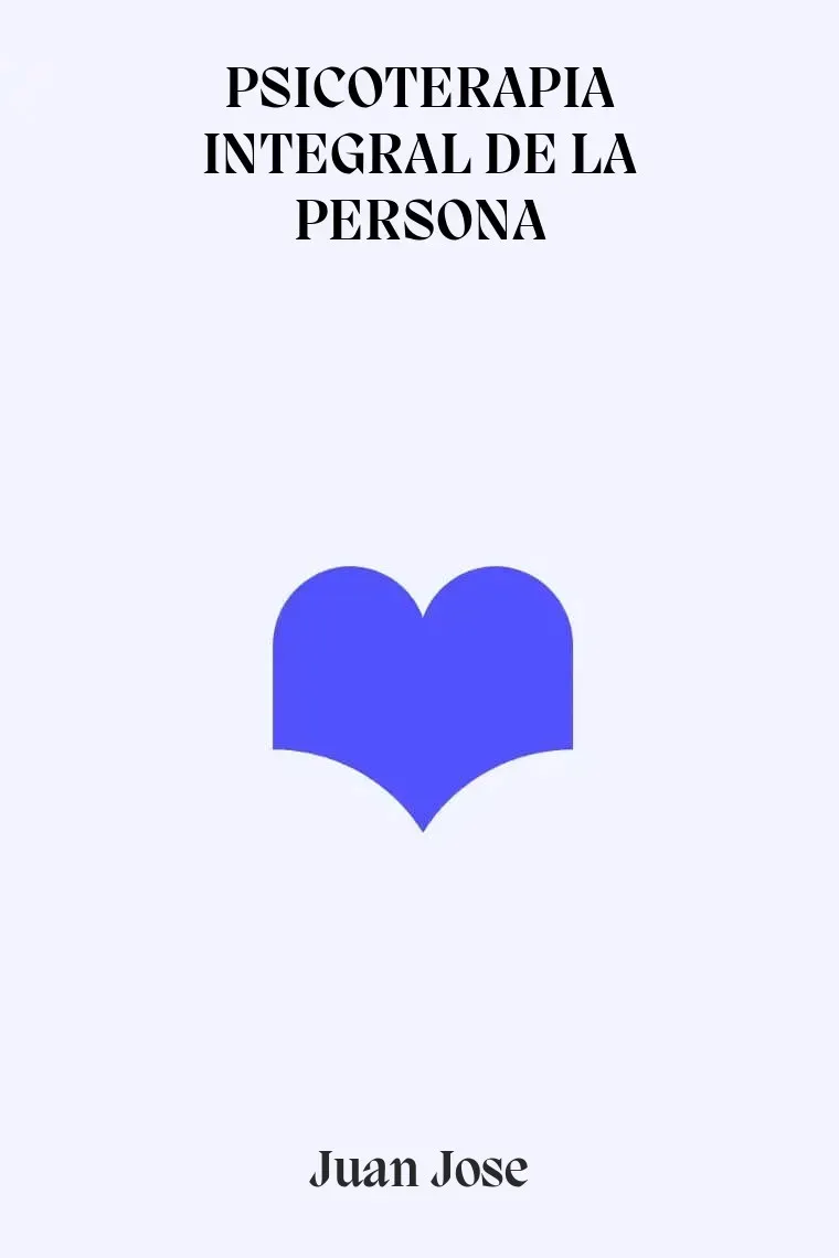 PSICOTERAPIA INTEGRAL DE LA PERSONA