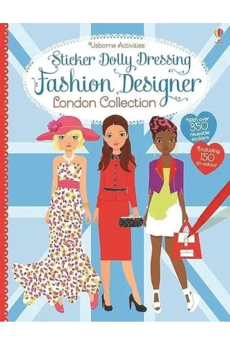 Sticker Dolly Dressing Fashion Designer London Collection