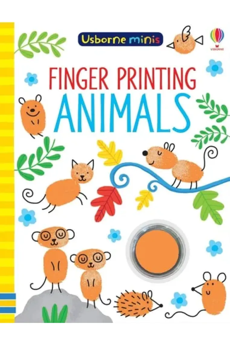 Mini Books Finger Painting Animals