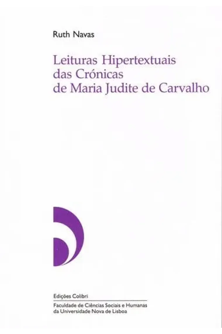 Leituras Hipertextuais das Crónicas de Maria Judite de Carvalho
