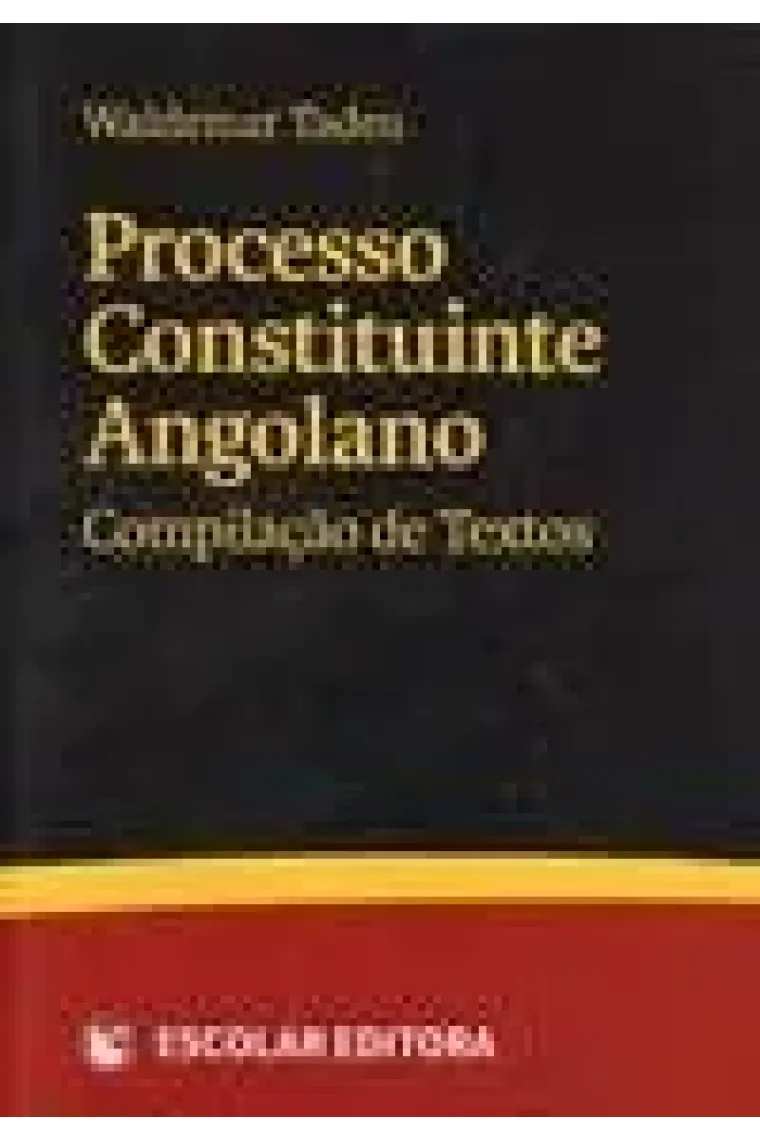 Processo constituinte Angolano compilação de textos
