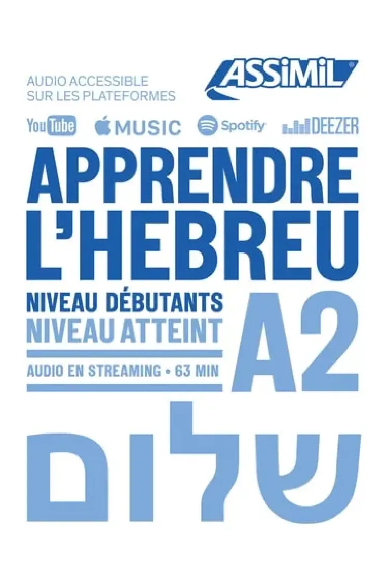 Apprendre l'hébreu. Niveau Atteint A2. Con audio in streaming