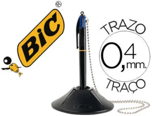 BIC BOLIGRAFO CON PEANA DE CUATRO COLORES AZULES