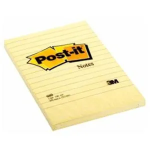3M MMM NOTA ADH.POST-IT 102X152 AMARILLO HN 660 MAK029266