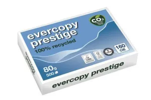PAPEL RECICLADO A3 CLAIREFONTAINE EVERCOPY PRESTIGE 80G 500H