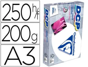 EXACLAIR PAPEL DCP A3 BLANCO 200GR/250H 1808C MAK002559