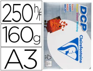 EXACLAIR PAPEL DCP A3 160GR 250H BLANCO 1843 MAK002288