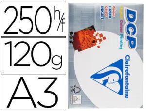 EXACLAIR PAPEL DCP A3 120GR 250H BLANCO 1845 MAK002279
