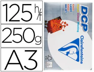 EXACLAIR PAPEL DCP A3 250GR 125H BLANCO 1858 MAK002293