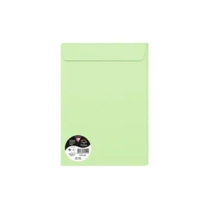 CLAIREFONTAINE SOBRE-BOLSA POLLEN 229X324 120G VERDE PAQUETE DE 5 70545C