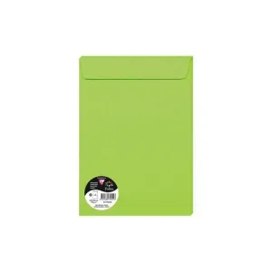 CLAIREFONTAINE SOBRE-BOLSA POLLEN 229X324 120G VERDE MENTA PAQUETE DE 5 70555C