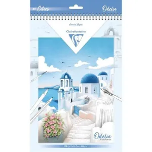 LIBRO DE COLOREAR CLAIREFONTAINE ODELIA A4 250G 20H CIUDADES