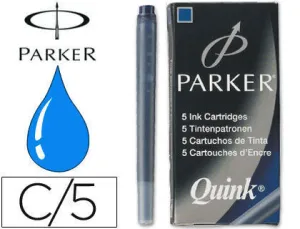 PAPER MATE CARTUCHO PLUMA PARKER AZUL /5UD 1950384 MAK081142