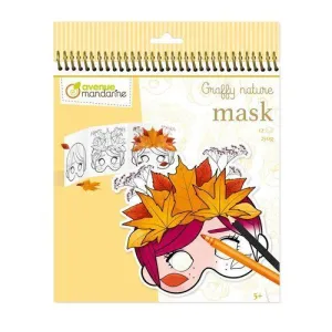 CUADERNO DE MASCARAS AVENUE MANDARINE GRAFFY NATURE TRIO 250G
